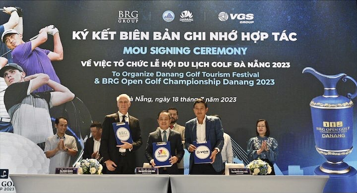 Церемония подписания меморандума о взаимопонимании Open Golf Championship Da Nang