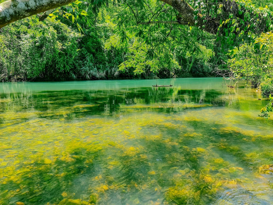 ラーガウ岩渓流