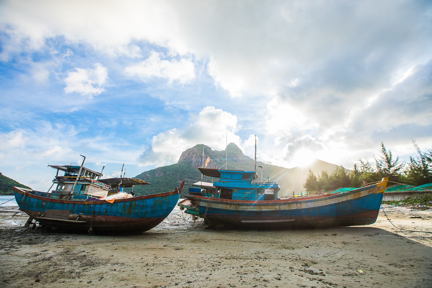 Escapadas a la playa en las islas Con Dao