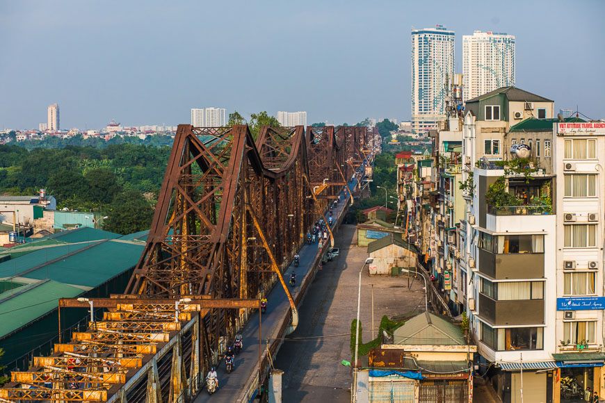 Pont de Long Bien Hanoi