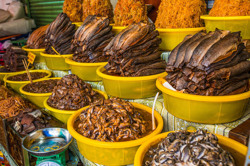 nourriture dans le delta du mékong
