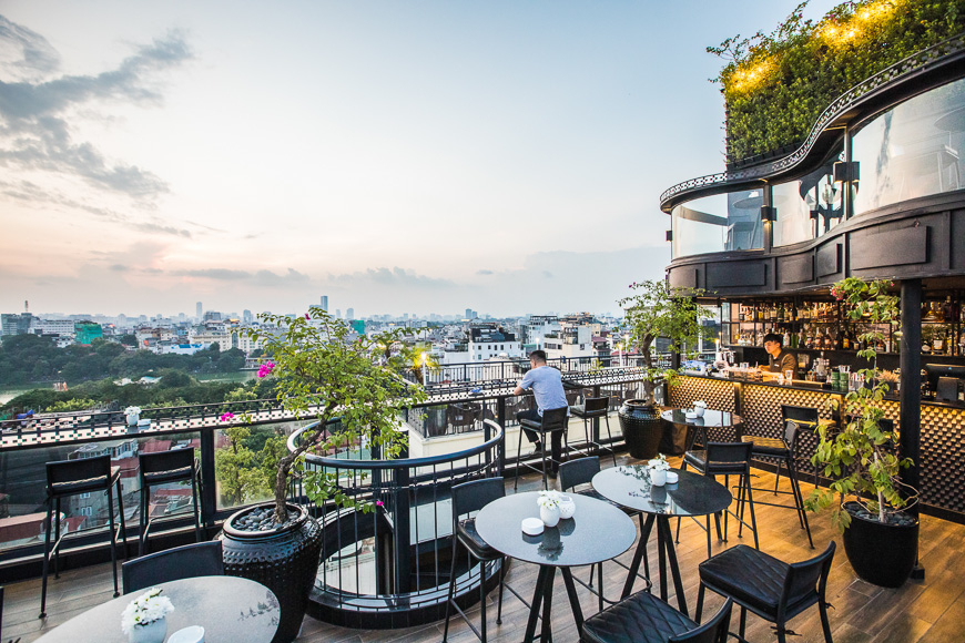 mejor bar en azotea Hanói